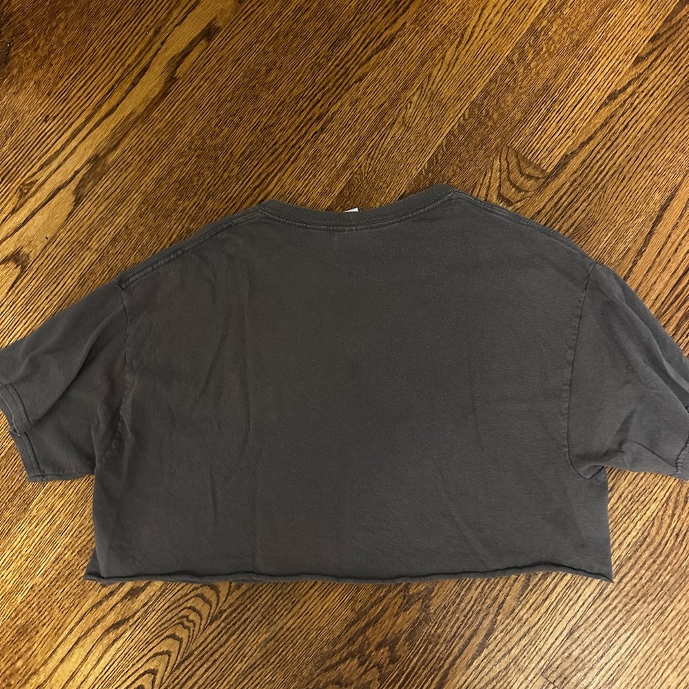 Gray New Orleans Crop Top - Picture 3 of 4